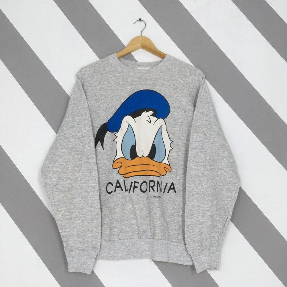 Donald Duck Dsney Sweatshirt Velva Sheen Dsney Donald Duck